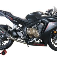 GPR exhaust compatible with  Honda CBR650F 2017-2018, GP Evo4 Poppy, Full system exhaust, including removable db killer 