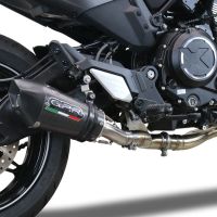 GPR exhaust compatible with  Cf Moto 700 CL-X Sport 2022-2024, Gpe Ann. Poppy, Mid-Full system exhaust including removable db killer 