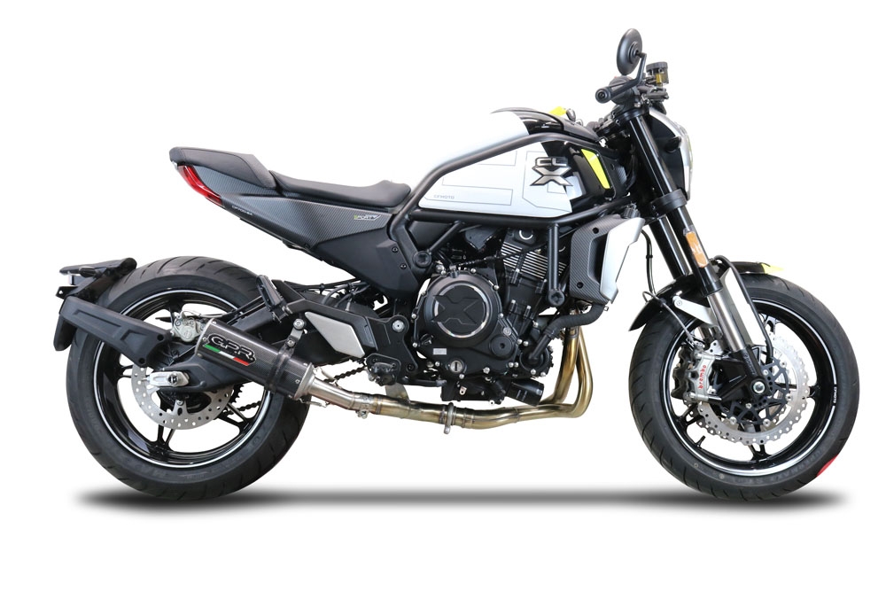 GPR exhaust compatible with  Cf Moto 700 CL-X Heritage  2022-2024, M3 Poppy , Mid-Full system exhaust including removable db killer 