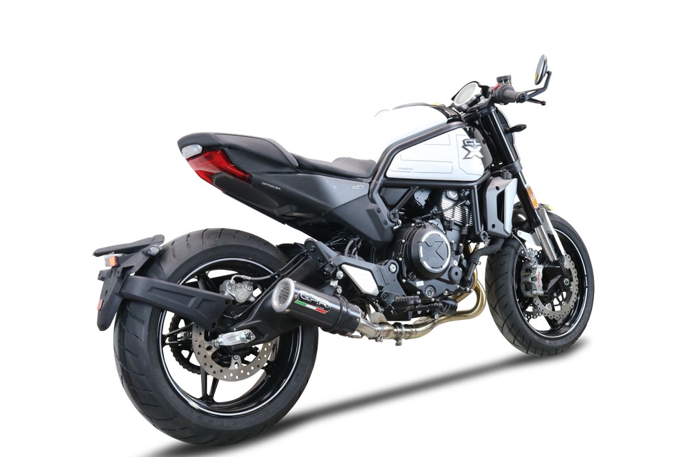 GPR exhaust compatible with  Cf Moto 700 CL-X Sport 2022-2024, M3 Poppy , Mid-Full system exhaust including removable db killer 