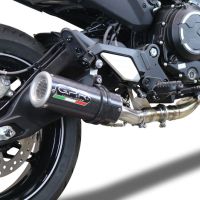 GPR exhaust compatible with  Cf Moto 700 CL-X Adv 2022-2024, M3 Poppy , Mid-Full system exhaust including removable db killer 