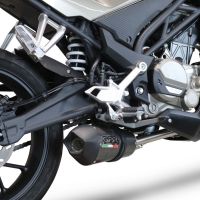 GPR exhaust compatible with  Cf Moto 300 NK 2022-2024, GP Evo4 Poppy, Full system exhaust, including removable db killer 