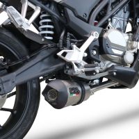 GPR exhaust compatible with  Cf Moto 300 NK 2022-2024, GP Evo4 Titanium, Full system exhaust, including removable db killer 