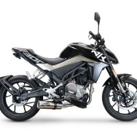 GPR exhaust compatible with  Cf Moto 300 NK 2022-2024, M3 Inox , Full system exhaust, including removable db killer 