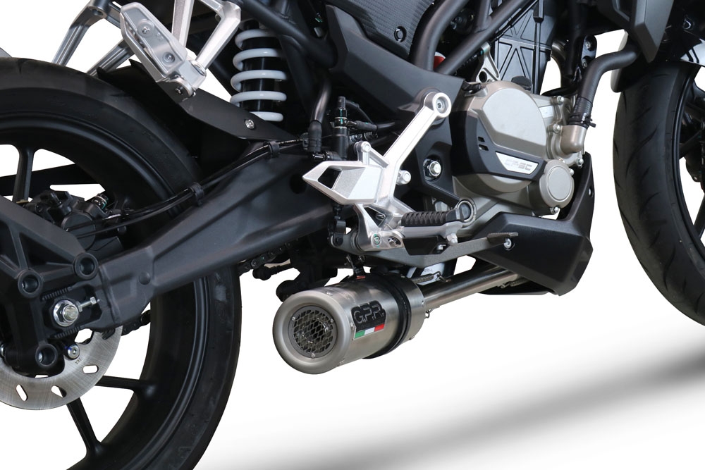 GPR exhaust compatible with  Cf Moto 300 NK 2022-2024, M3 Inox , Full system exhaust, including removable db killer 