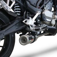 GPR exhaust compatible with  Cf Moto 300 NK 2022-2024, M3 Inox , Full system exhaust, including removable db killer 