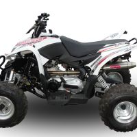 GPR exhaust compatible with  Access Baja 450  2005-2021, Deeptone Atv, Slip-on exhaust including removable db killer and link pipe 