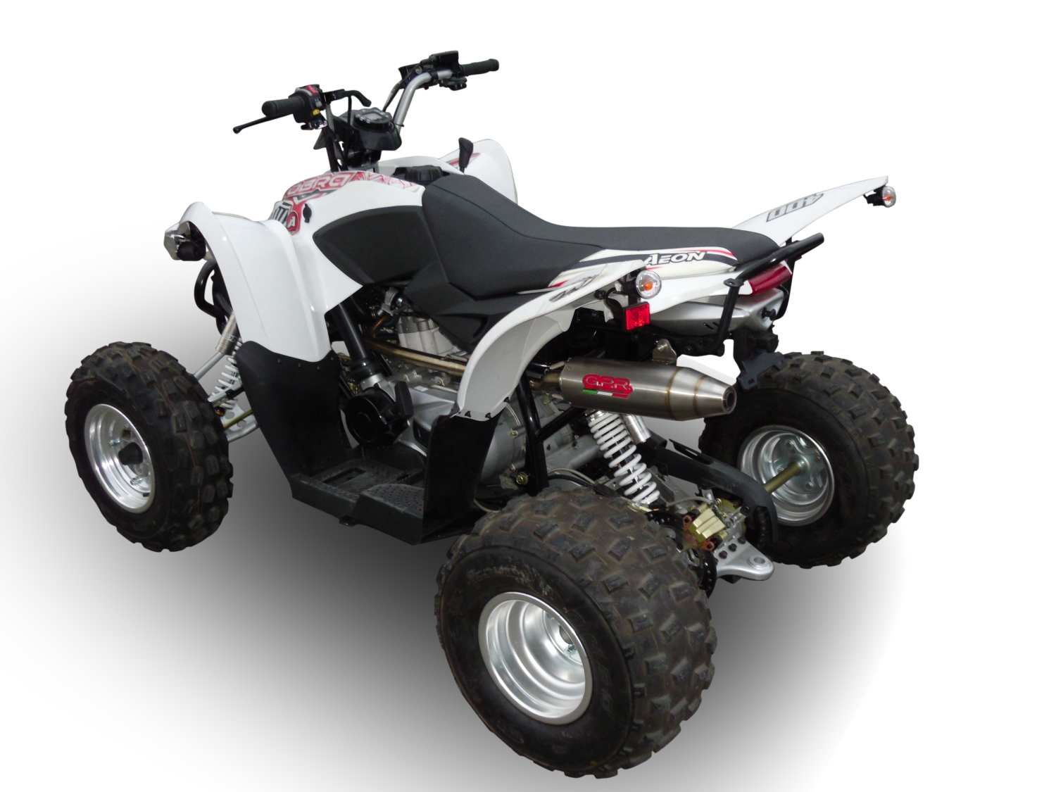 GPR exhaust compatible with  Aeon Cobra 400 2017-2020, Deeptone Atv, Full system exhaust, including removable db killer  