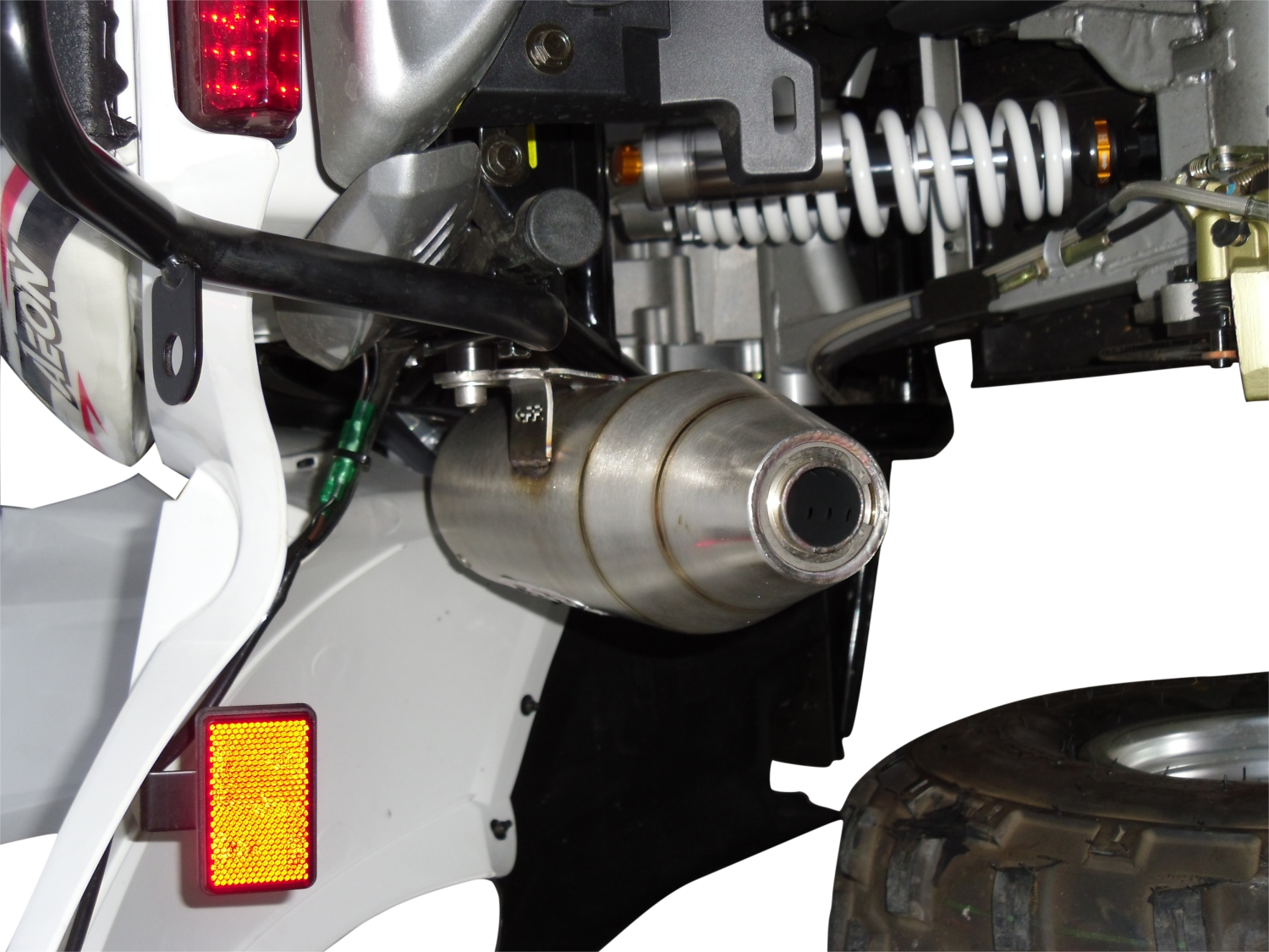 GPR exhaust compatible with  Aeon Cobra 400 2010-2021, Deeptone Atv, Full system exhaust, including removable db killer  