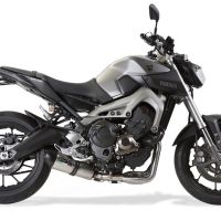 GPR exhaust compatible with  Yamaha FZ-09 2017-2020, Gpe Ann. titanium, Full system exhaust, including removable db killer 