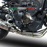 GPR exhaust compatible with  Yamaha FZ-09 2014-2016, Gpe Ann. titanium, Full system exhaust, including removable db killer  