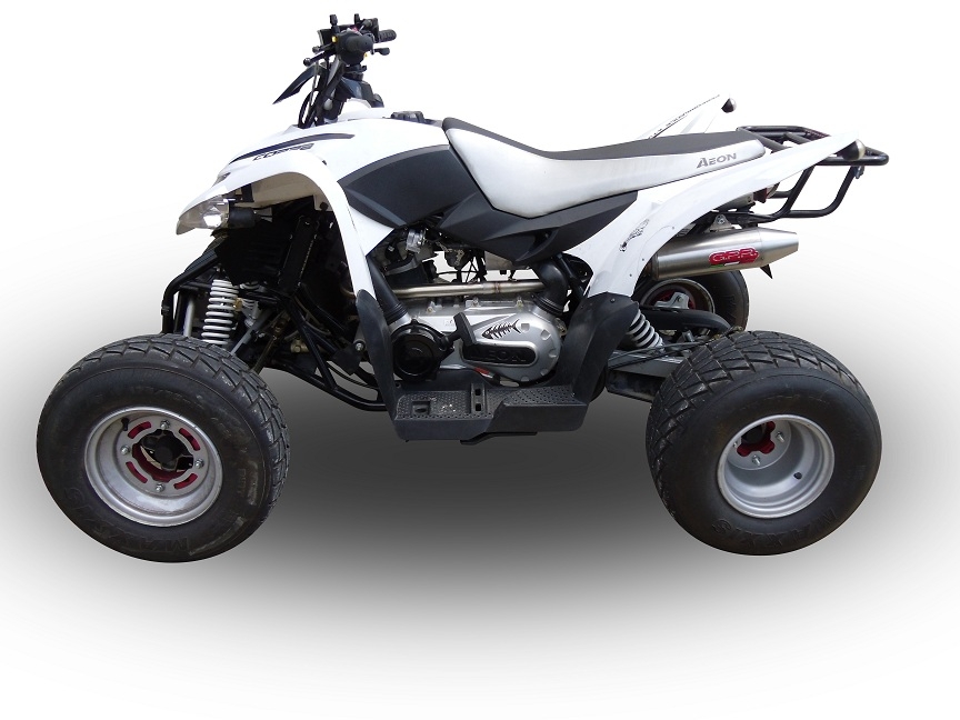 GPR exhaust compatible with  Aeon Cobra 300 2007-2021, Deeptone Atv, Full system exhaust, including removable db killer  