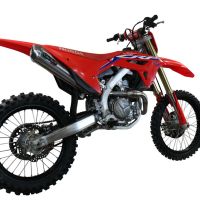 GPR exhaust compatible with  Honda CRF450R/RX 2021-2024, Pentacross FULL Titanium, Full system exhaust, including removable db killer/spark arrestor 