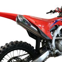 GPR exhaust compatible with  Honda CRF450R/RX 2021-2024, Pentacross FULL Titanium, Full system exhaust, including removable db killer/spark arrestor 