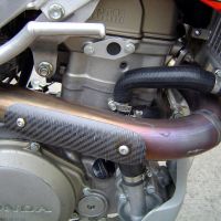 GPR exhaust compatible with  Honda CRF450R/RX 2005-2005, Albus Ceramic, Full system exhaust, including removable db killer  