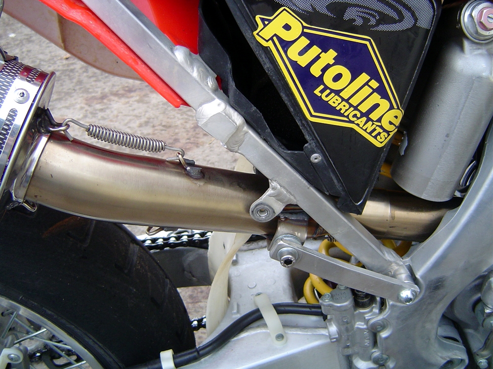 GPR exhaust compatible with  Honda CRF450R/RX 2006-2008, Albus Ceramic, Full system exhaust, including removable db killer  
