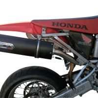 GPR exhaust compatible with  Honda CRF450R/RX 2002-2002, Furore Poppy, Slip-on exhaust including removable db killer and link pipe 