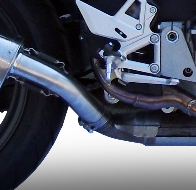 GPR exhaust compatible with  Honda Crossrunner 800 VFR800X 2011-2014, Gpe Ann. titanium, Slip-on exhaust including removable db killer and link pipe 