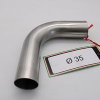 GPR exhaust compatible with  Cafè Racer Cafè Racer 1980-2021, Curva inox - Inox Curve Diam 38, Curve Diam. 38 