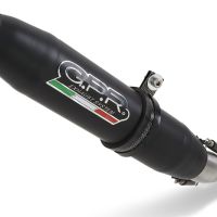 GPR exhaust compatible with  Zontes Zt 310 2021-2024, Deeptone Nero, Full system exhaust, including removable db killer 