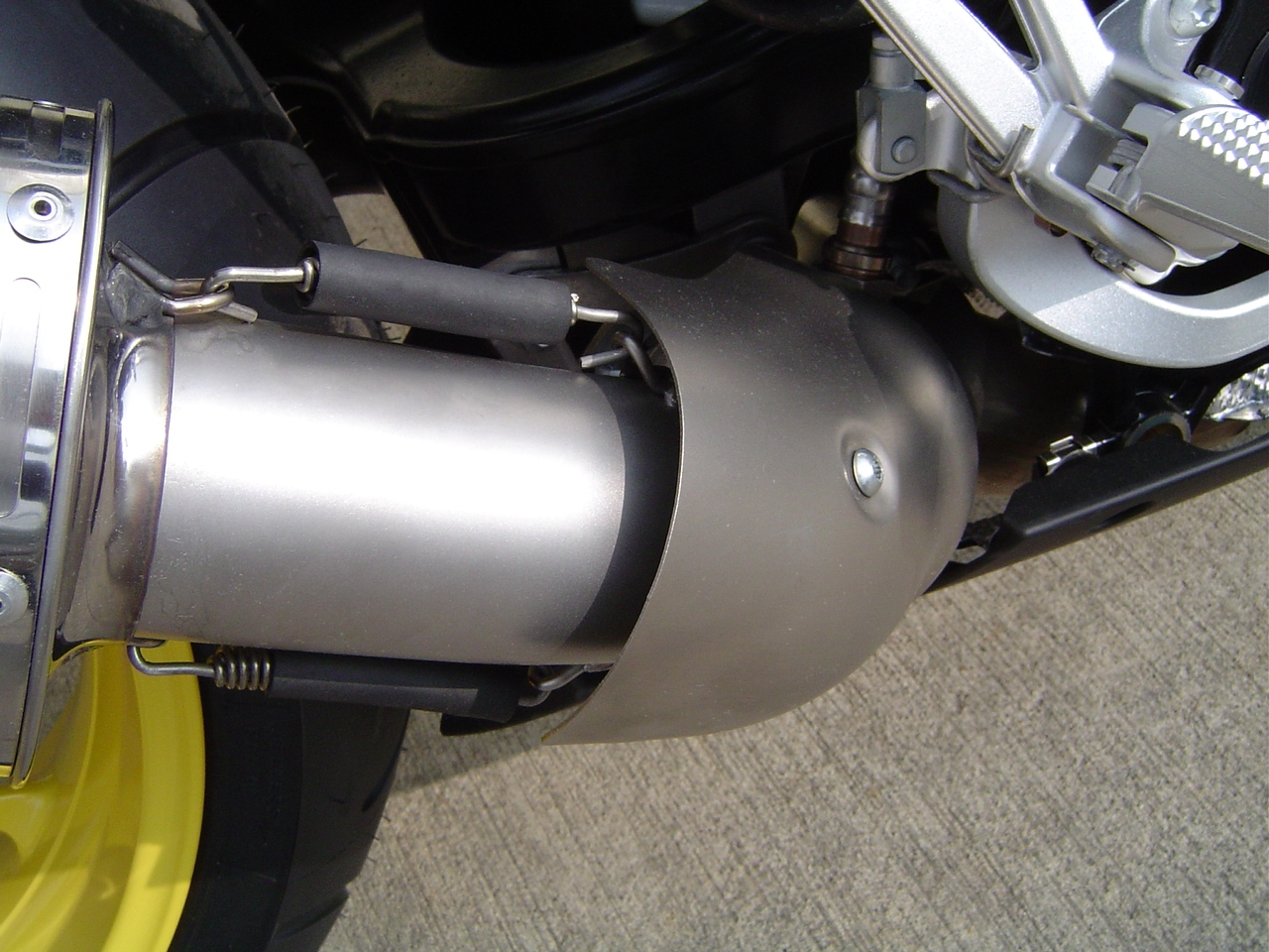 GPR exhaust compatible with  Bmw K1200GT 2006-2008, M3 Inox , Slip-on exhaust including removable db killer and link pipe 