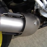 GPR exhaust compatible with  Bmw K1300GT 2009-2011, Furore Nero, Slip-on exhaust including removable db killer and link pipe 