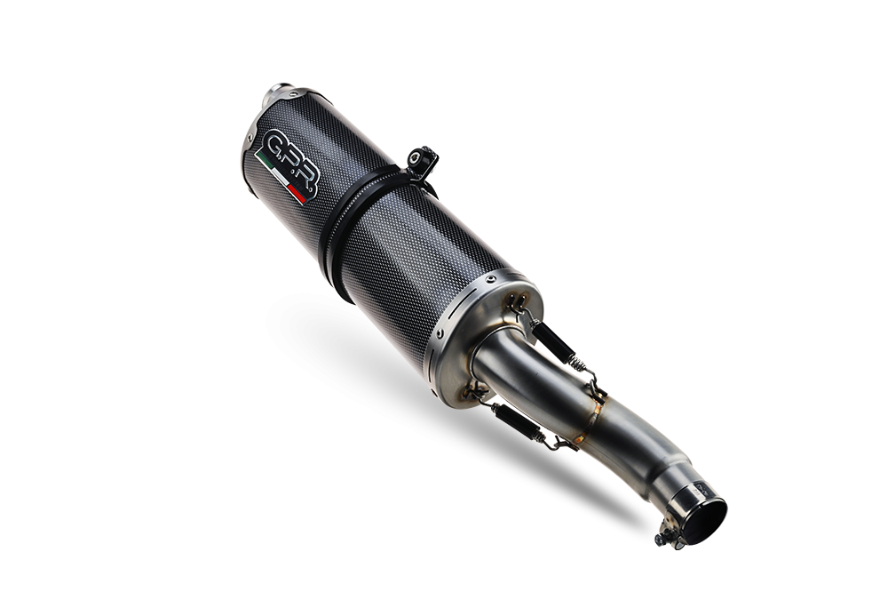 GPR exhaust compatible with  Bmw R1250GS - Adventure 2019-2020, Dual Poppy, Slip-on exhaust including removable db killer and link pipe 