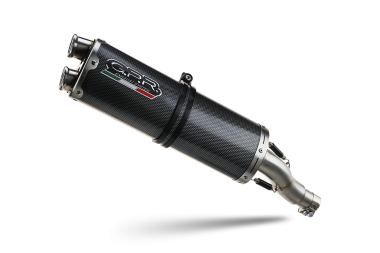 GPR exhaust compatible with  Triumph Tiger 1200 Gt - Rally 2022-2024, Dual Poppy, Slip-on exhaust including removable db killer and link pipe 