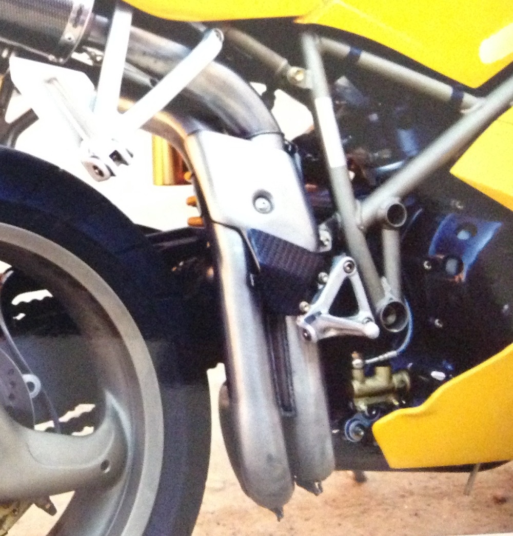 GPR exhaust compatible with  Ducati 996 - S - SPS 1998-2001, M3 Titanium Natural, Mid-full system exhaust including dual silencers, with removable db killer 