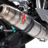 GPR exhaust compatible with  Ktm 200 Duke 2012-2016, Deeptone Inox, Slip-on exhaust including removable db killer and link pipe 