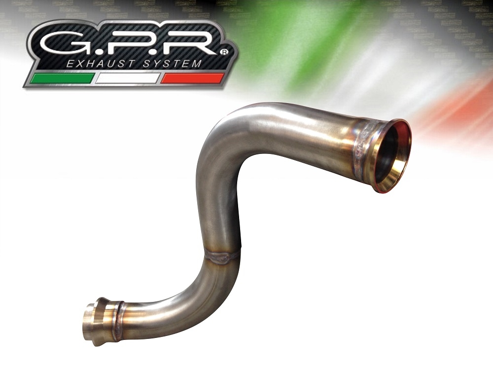 GPR exhaust compatible with  Ktm RC 125 2017-2020, Decatalizzatore, Decat pipe 