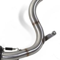 GPR exhaust compatible with  Ktm 125 Duke 2011-2016, Albus Ceramic, Slip-on exhaust including link pipe and removable db killer 