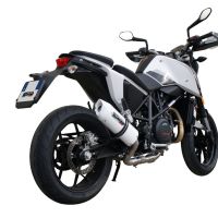 GPR exhaust compatible with  Ktm 690 Duke 2012-2016, Albus Evo4, Slip-on exhaust including removable db killer and link pipe 