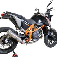 GPR exhaust compatible with  Ktm 690 Duke 2012-2016, M3 Inox , Slip-on exhaust including removable db killer and link pipe 