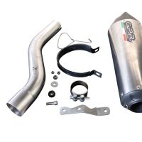 GPR exhaust compatible with  Bmw F900XR F900R 2020-2024, GP Evo4 Titanium, Slip-on exhaust including removable db killer and link pipe 