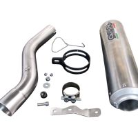 GPR exhaust compatible with  Bmw F900XR F900R 2020-2024, M3 Inox , Slip-on exhaust including removable db killer and link pipe 