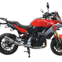 GPR exhaust compatible with  Bmw F900XR F900R 2020-2024, M3 Inox , Slip-on exhaust including removable db killer and link pipe 