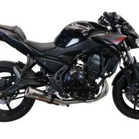 GPR exhaust compatible with  Kawasaki Z-650 2017-2020, M3 Inox , Full system exhaust, including removable db killer 