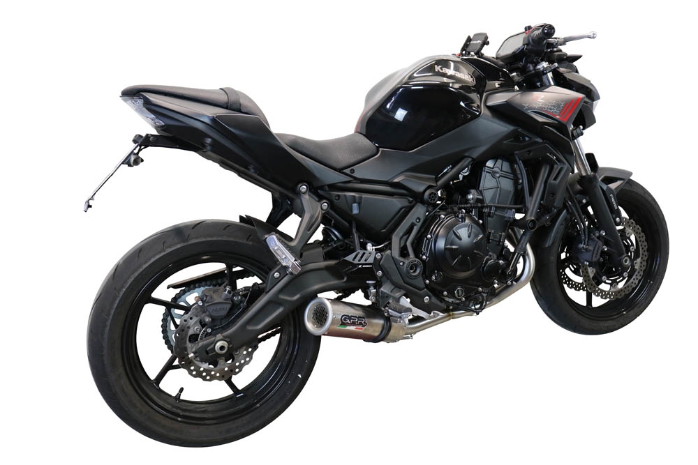 GPR exhaust compatible with  Kawasaki Z-650 2017-2020, M3 Inox , Full system exhaust, including removable db killer 