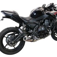 GPR exhaust compatible with  Kawasaki Z-650 2017-2020, M3 Inox , Full system exhaust, including removable db killer 