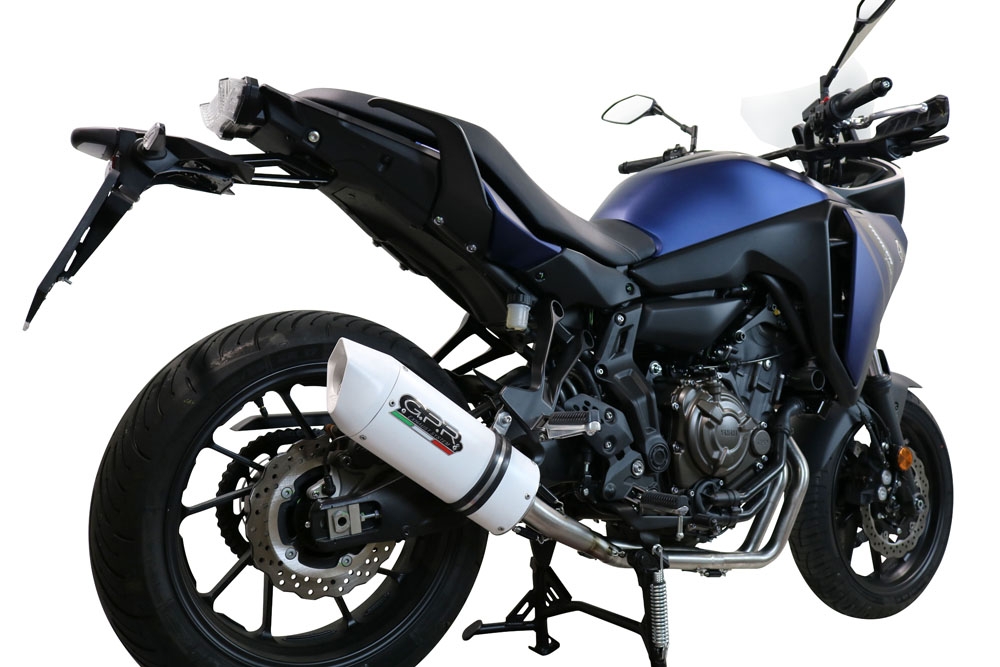 GPR exhaust compatible with  Yamaha Tracer 700 2016-2019, M3 Inox , Full system exhaust, including removable db killer 