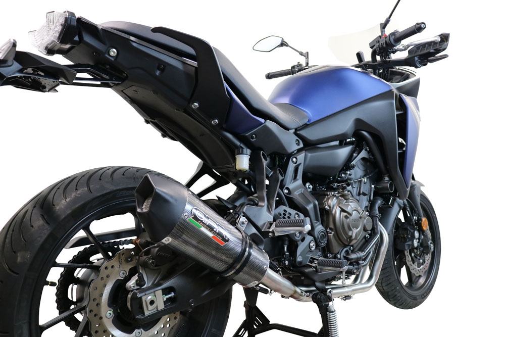 GPR exhaust compatible with  Yamaha Tracer 700 2016-2019, Gpe Ann. Poppy, Full system exhaust, including removable db killer 