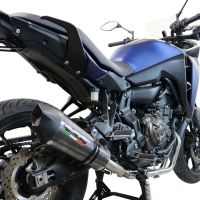 GPR exhaust compatible with  Yamaha Tracer 700 2016-2019, Gpe Ann. Poppy, Full system exhaust, including removable db killer 