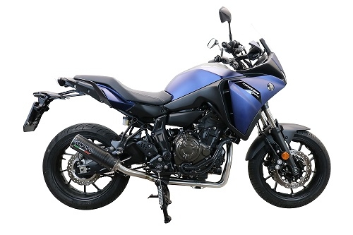 GPR exhaust compatible with  Yamaha Tracer 700 GT 2019-2020, M3 Poppy , Full system exhaust, including removable db killer 