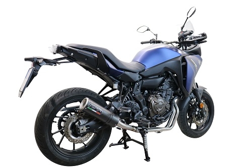 GPR exhaust compatible with  Yamaha Tracer 7 2021-2024, M3 Poppy , Full system exhaust, including removable db killer 