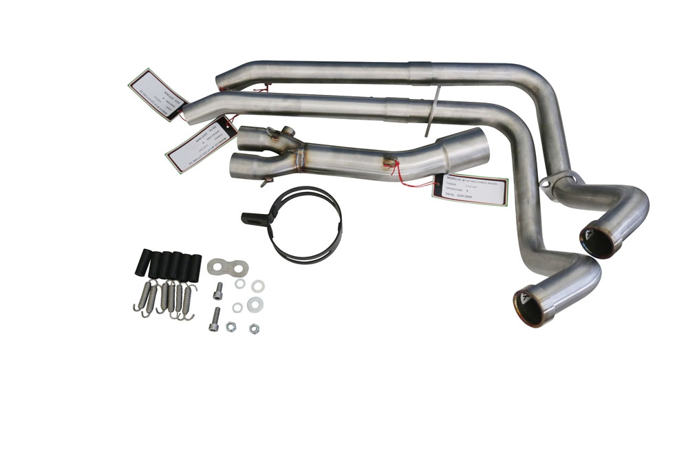 GPR exhaust compatible with  Yamaha Tracer 700 2016-2019, Gpe Ann. Poppy, Full system exhaust, including removable db killer 