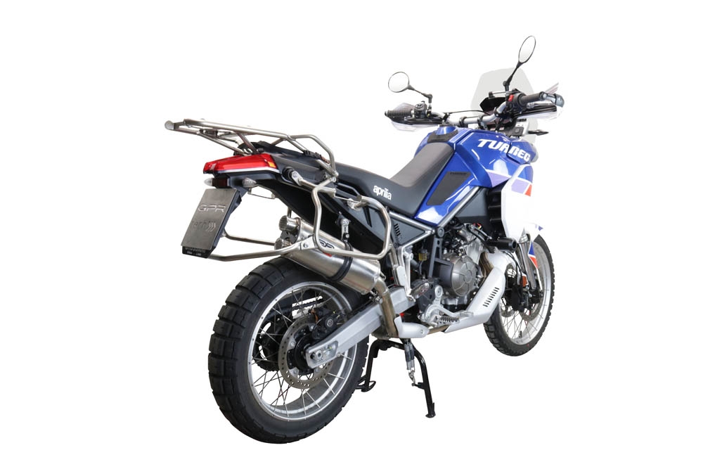 GPR exhaust compatible with  Bmw R1200GS - Adventure 2017-2018, Dual Inox, Slip-on exhaust including removable db killer and link pipe 