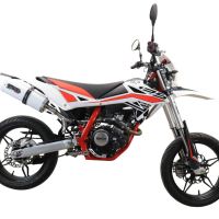 GPR exhaust compatible with  Beta RR 125 4T Enduro 2019-2020, Albus Evo4, Slip-on exhaust including link pipe and removable db killer 