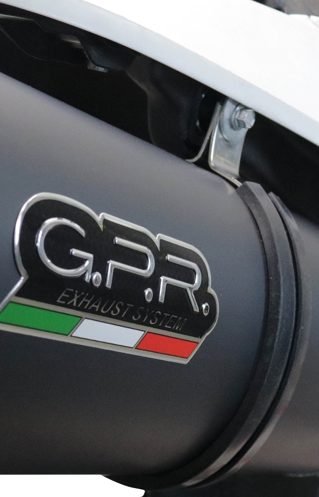 GPR exhaust compatible with  Beta RR 125 4T Enduro 2019-2020, Albus Evo4, Slip-on exhaust including link pipe and removable db killer 