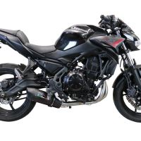 GPR exhaust compatible with  Kawasaki Z-650 2017-2020, Furore Evo4 Poppy, Full system exhaust, including removable db killer 